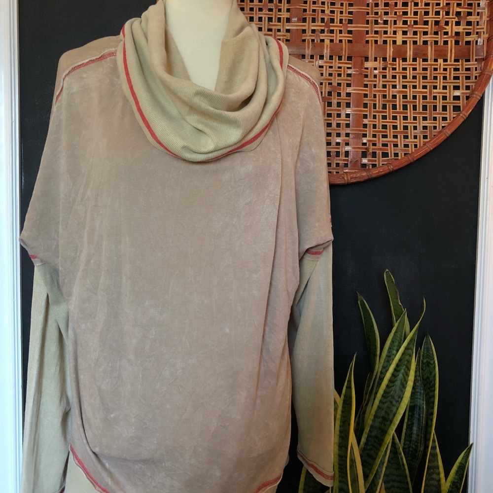 Kori Weathered Scoop Neck Shirt